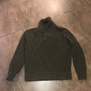 Baishe-Green Polo hoodie